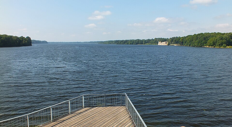 Daugava no Likteņdārza skatu laukuma Koknesē